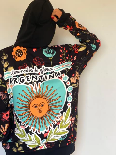 BUZO LIVIANO ARGENTO SEAN ETERNOS NEGRO CORONADOS - comprar online