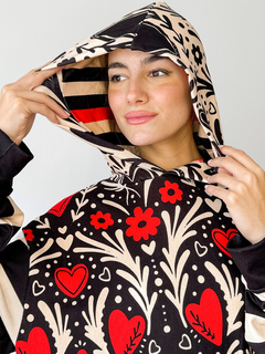 Sweater Sole fire cuore - PIPIRETA