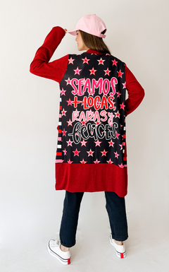 SACO CLOUDY ROJO LOCAS - comprar online