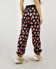 CONJUNTO FRISADO 2 PIEZAS STEPHEN PINK PRINT (BUZO Y PANTALON) - PIPIRETA