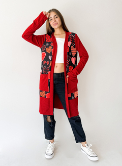 SACO CLOUDY ROJO BETTY - PIPIRETA