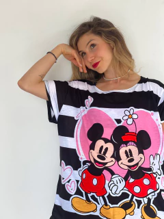 REMERA OVERSIZE HANNA MICKEY MINNIE - online store