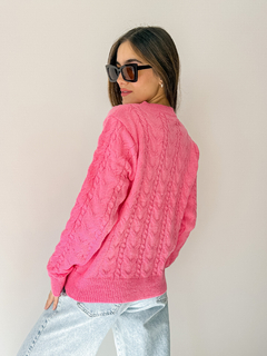 SACO CARDIGAN BARCELONA ROSA on internet