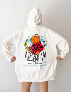 CAMPERA ARGENTO REPUBLICA OFF WHITE CARPINCHO - buy online