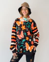 Sweater Begonia orange butterfly - comprar online