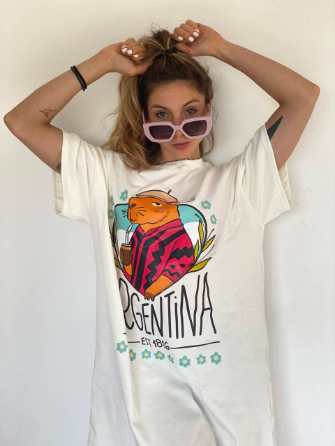 REMERON ARGENTO OFF WHITE CARPINCHO - buy online