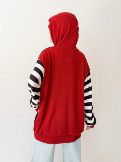Sweater Betty rojo soy rara - PIPIRETA