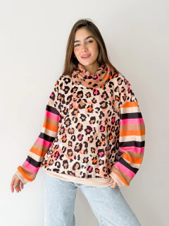 BUZO ANNIE polar soft ORANGE PRINT en internet