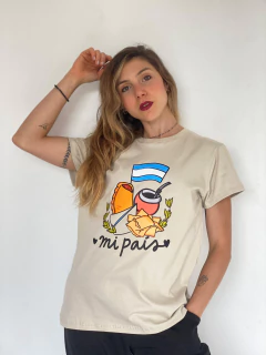 REMERA ARGENTO natural mi pais on internet
