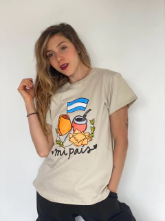 REMERA ARGENTO natural mi pais - buy online