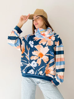BUZO ANNIE polar soft FLORES - comprar online