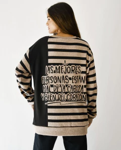 SWEATER FRANCiS beige FRIDA FLOR - comprar online