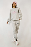 CONJUNTO 2 PIEZAS FRISADO NORRIE GRIS SONREIR (BUZO Y PANTALON) - comprar online