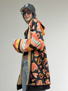 Image of MAXI CAMPERON POLAR SOFT SUNNY corazones