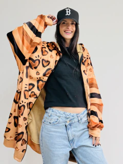 MAXI CAMPERON POLAR SOFT SUNNY print cuore