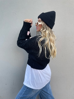 CARDIGAN CAPRICORNIO NEGRO - online store