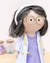 boneca médica com cabelo curto
