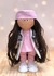 boneca médica de pijama rosa
