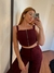Cropped Kylie Alfaitaria Vinho