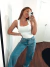 Body Canelado Alça Clássico Off - Giu Store