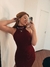 Vestido Midi Grande Gostosa Vinho - comprar online