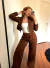 Blazer Alfaiataria Marrom Curto