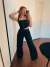 Cropped Kylie Alfaitaria Preto - comprar online