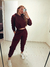 Conjunto Moletom Cargo Vinho
