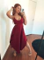 Vestido Santorini Vinho