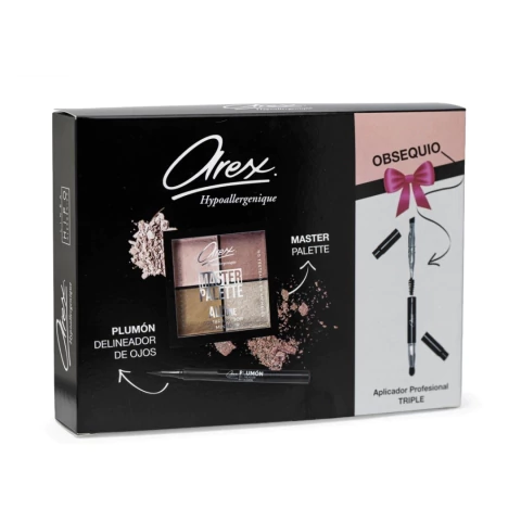 SET MASTER PALLETTE 2.25 Gr + PLUMON 2.25 Gr + APLICADOR 3EN1 2.25 Gr - comprar online