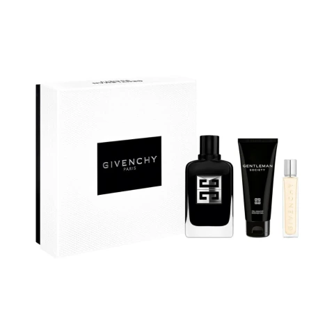 GIVENCHY - SET GENTLEMAN SOCIETY EDP 100 ML + TRAVEL SPRAY 12.5 ML + SHOWER GEL 75 ML - comprar online