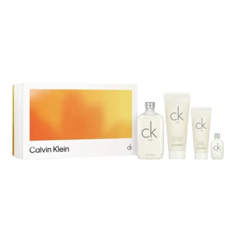 CALVIN KLEIN - SET ONE EDT 200 ML + LOTION HYDRA 200 ML + BODY WASH 100 ML + EDT 15 ML