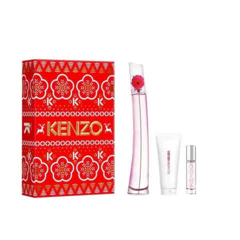 SET FLOWER POPPY BOUQUET EDP 100 ML + BODY MILK 75 ML + TRAVEL SPRAY 10 ML. - comprar online