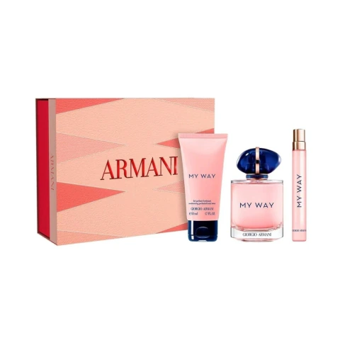 ARMANI - SET MY WAY EDP 90 ML + BODY LOTION 50 ML + EDP 10 ML