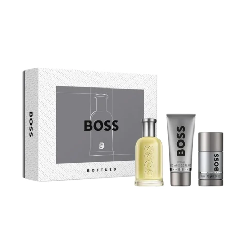 HUGO BOSS - SET BOSS BOTTLED EDT 100 ML + SHOWER GEL 100 ML + DEO STICK 75 ML
