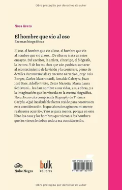 EL HOMBRE QUE VIO AL OSO - NORA AVARO - comprar online