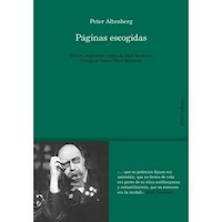 PAGINAS ESCOGIDAS - PETER ALTENBERG
