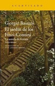 EL JARDIN DE LOS FINZI CONTINI - GIORGIO BASSANI