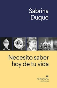 NECESITO SABER HOY DE TU VIDA - SABRIAN DUQUE