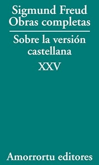 TOMO SOBRE LA VERSIÓN CASTELLANA - FREUD SIGMUND