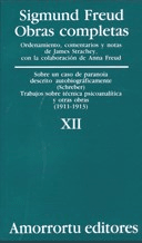 TOMO 12 FREUD CASO DE PARANOIA SCHREBER TÉCNICA PS - FREUD SIGMUND