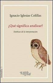 QUE SIGNIFICA ANALIZAR ESTÉTICAS INTERPRETACIÓN - IGLESIAS COLILLAS IG