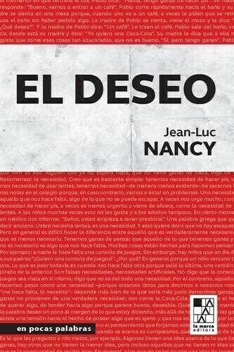 EL DESEO - JEAN-LUC NANCY