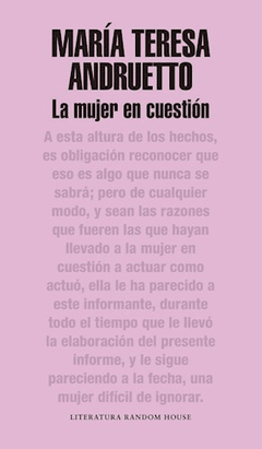 MUJER EN CUESTION LA ED 2016 - ANDRUETTO MARIA TERE