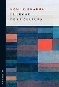 LUGAR DE LA CULTURA EL - BHABHA HOMI K