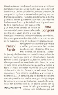 PARIR PARTIR - LONGONI ANA