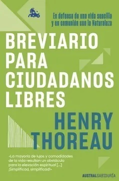 BREVIARIO PARA CIUDADANOS LIBRES - HENRY THOREAU - comprar online