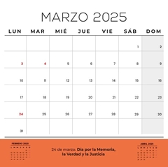 CALENDARIO 2025 ILUST MATIAS ED BRASI - MATIAS DE BRASI - El Espejo Libros