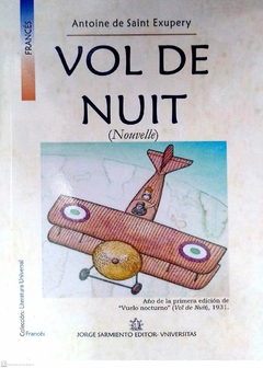 VUELO NOCTURNO EN FRANCES - ANTOINE DE SAINT EXUPERY