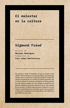 EL MALESTAR EN LA CULTURA - SIGMUND FREUD